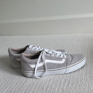 Vans Gray and White Women's Sneakers
